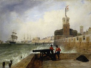 Semaphore At Portsmouth — Edward William Cooke