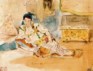 Las Mujeres De Argel — Eugène Delacroix