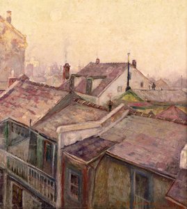 French Quarter Roof Tops From His Studio — Knute August Heldner