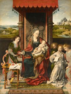 Virgin and Child with Angels