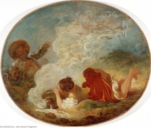 Perrette Et Le Pot Au Lait — Jean-honoré Fragonard