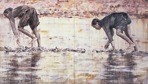 Mu Nu (mother And Daughter) — Hung Liu