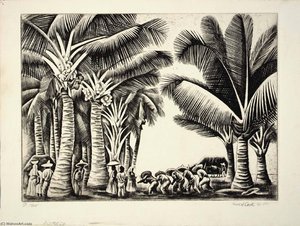 Cocoanut Grove (cocoanut Palms) — Howard Cook