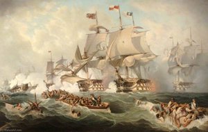 The Glorious First Of June, 1794 (after Philip James De Loutherbourg) — Henry J Morgan