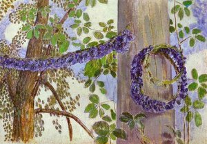 Garlands Of Cornflowers — Viktor Elpidiforovich Borisov Musatov