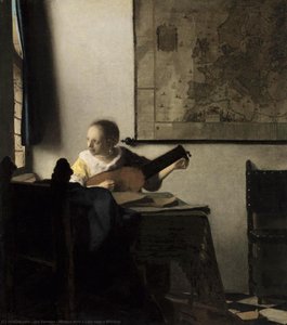 Woman With A Lute Near A Window — Johannes Vermeer