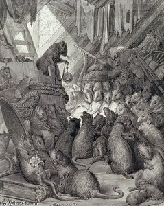 The Council Held By The Rats — Paul Gustave Doré, Romanticism