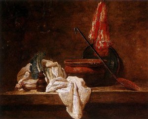 Nature Morte Avec Bettes — Jean-baptiste-siméon Chardin