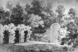 The Park At Arcueil — Jean-baptiste Oudry, Rococo