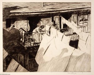 A Bank Street Balcony — Kerr Eby