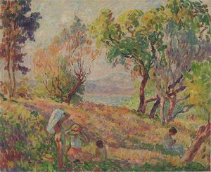 Girls In A Landscape — Henri Lebasque