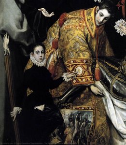 The Burial Of The Count Of Orgaz (detail) — El Greco