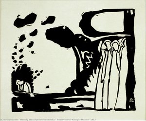 Trial Print For Klänge (munich, 1913) — Wassily Wassilyevich Kandinsky