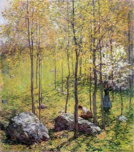 Dogwood Blossoms — Willard Leroy Metcalf