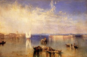Campo Santo, Venice — Joseph Mallord William Turner, Romantic Landscape Painting