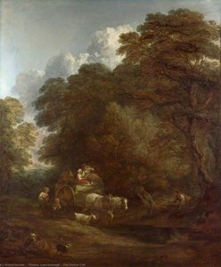 The Market Cart — Thomas Gainsborough, Romanticism