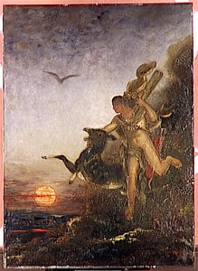 Hercule Et La Biche Aux Pieds D'airain — Gustave Moreau