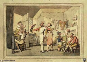 The Barracks — Thomas Rowlandson