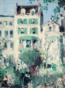 The House With The Green Shutters, Park Lane — John Duncan Fergusson