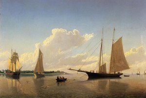 Stowing Sails Off Fairhaven — William Bradford