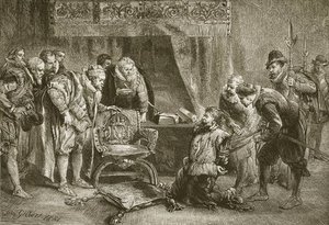 Guy Fawkes Brought Before James I And His Council — John Gilbert