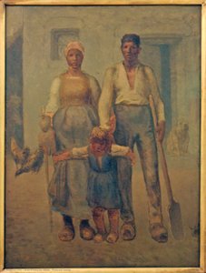 Peasant Family — Jean-françois Millet, Realism