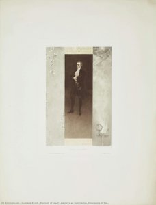 Portrait Of Josef Lewinsky As Don Carlos. Engraving Of The — Gustav Klimt