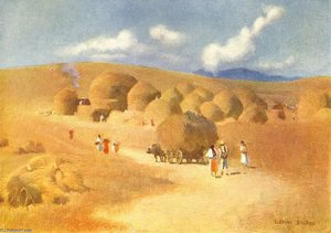 A Rumanian Homestead At Desze — Adrian Scott Stokes