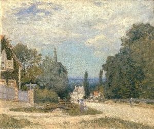 Route From Louveciennes — Alfred Sisley