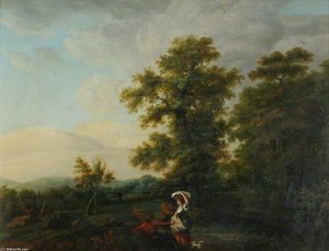 Wooded Landscape — George Smith