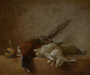 Still Life With Game — Jean-baptiste-siméon Chardin, Baroque Still Life