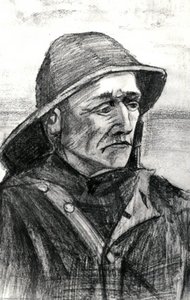 Fisherman With Sou'wester, Head — Vincent Willem Van Gogh