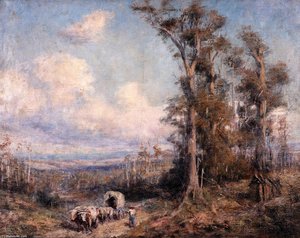 The Road To Braemar — Frederick Mccubbin