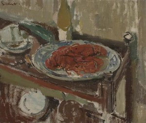 Lobster On A Tray — Walter Richard Sickert