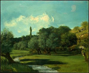 La Bretonnerie In The Department Of Indre — Gustave Courbet