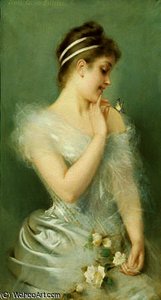 The Butterfly — Albert Ernest Carrier Belleuse