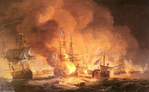 Luny Thomas Battle Of The Nile — Thomas Whitcombe