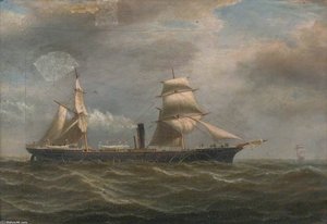 A Brig Rigged Steamer — William Clark
