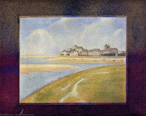 Le Crotoy, Upstream — Georges Seurat
