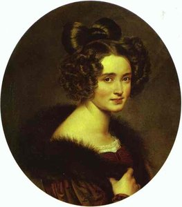 Portrait Of O. A. Ryumina — Orest Adamovich Kiprensky