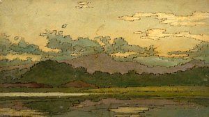 Landscape With Trees — Sidney Herbert Sime