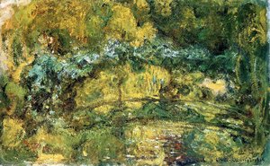 The Japanis Bridge (footbridge Over The Water-lily Pond) — Claude Monet