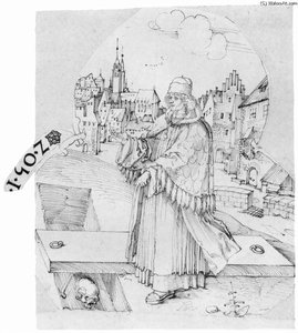 Sixtus Tucher In Open Grave — Albrecht Dürer