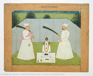Portable Vishnu Shrine, Perhaps a Reliquary for Raja Balwant Singh