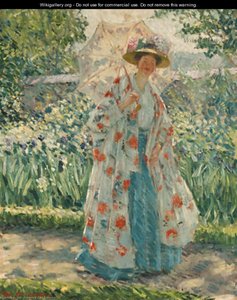 Promenade In The Garden — Frederick Carl Frieseke