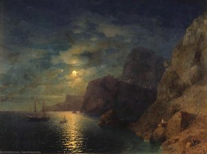Sea At Night — Ivan Konstantinovich Aivazovsky