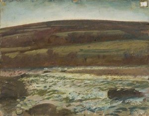 Brightworthy Ford, Withypool, Exmoor — Sir Alfred James Munnings