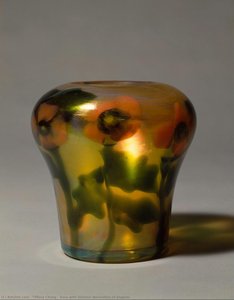 Vase With Internal Decoration Of Poppies — Tiffany Chung, Art Nouveau