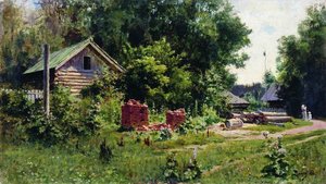 A Yard — Vasily Dmitrievich Polenov