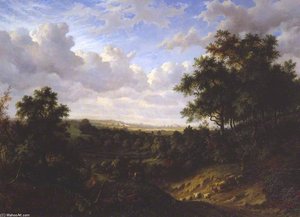 View On The Thames - Greenwich In The Distance — Patrick Nasmyth